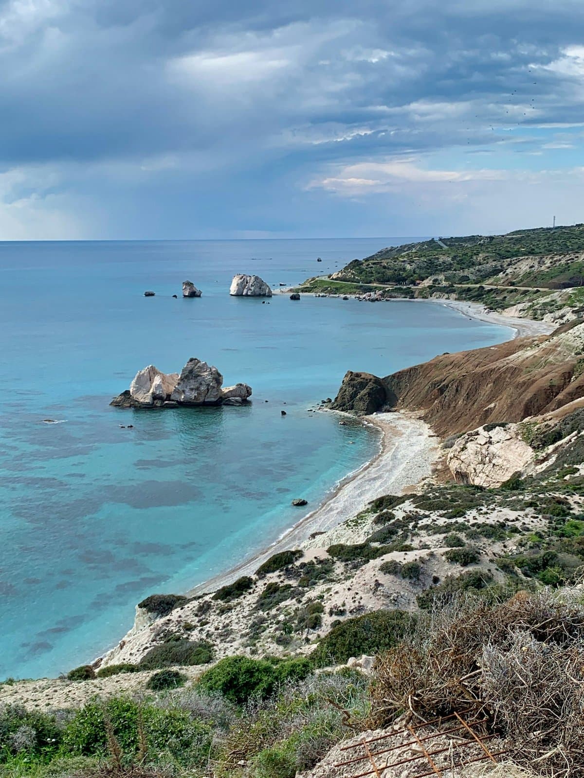 Aphrodite's Rock off the coast of Paphos