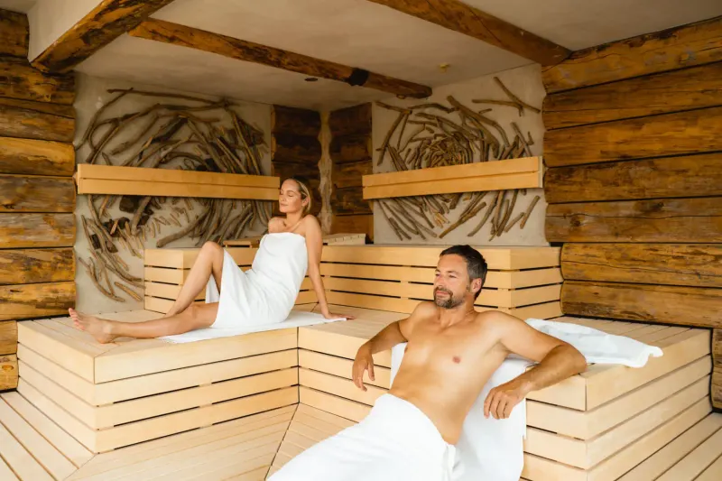 Sauna in the spa