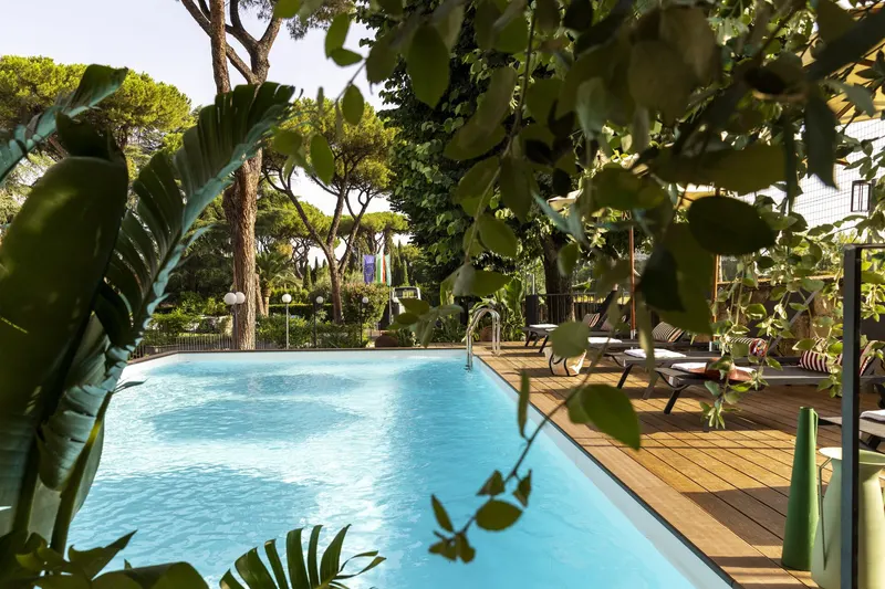 Pool and greenery