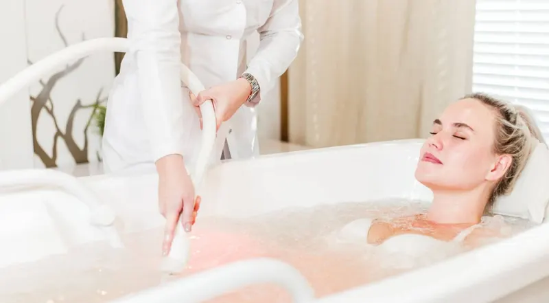 Hydrotherapy bath treatment at Baltic Beach Hotel & SPA