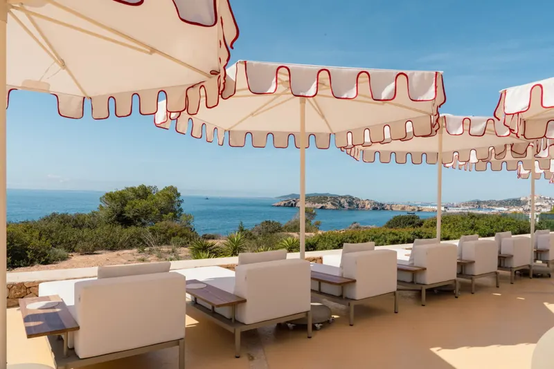 Daybeds by the pool