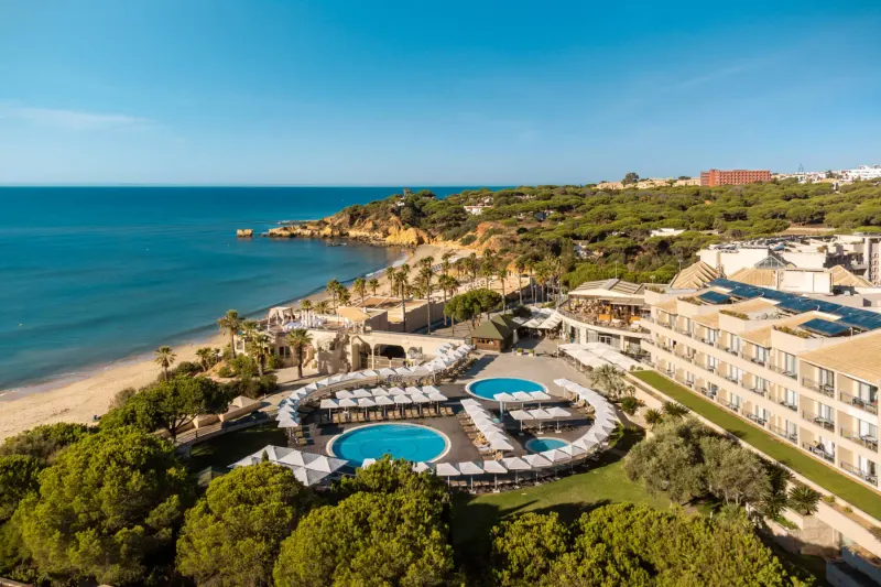 Resort above Santa Eulália beach