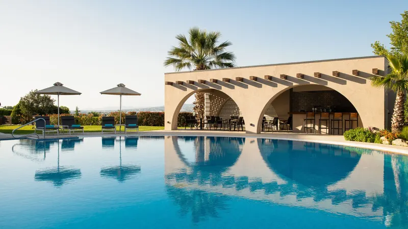 Pool bar area at Heaven Hotel