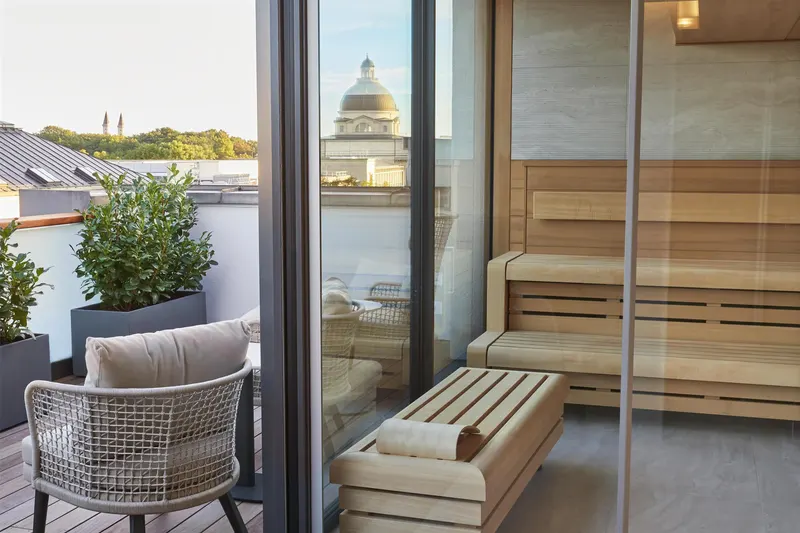 Spa relaxation area