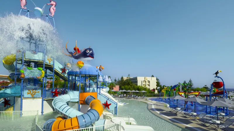 Water park and pools at the resort