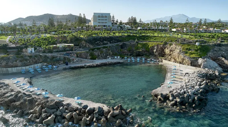 The beach and cove