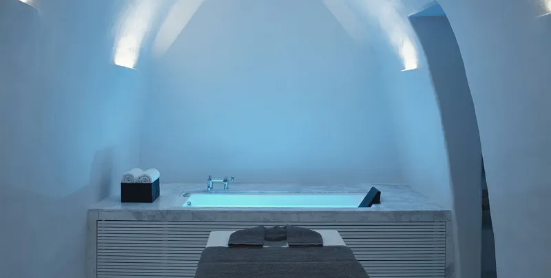 Spa treatment bed and tub