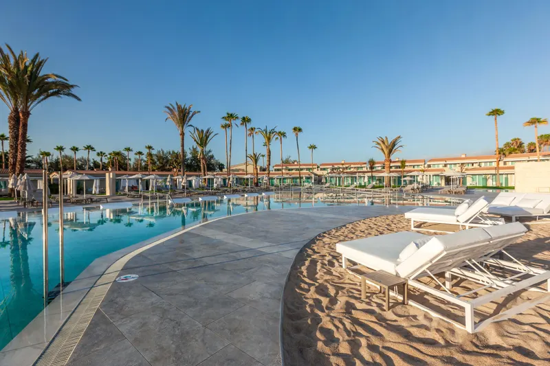 Main pool with sunbeds
