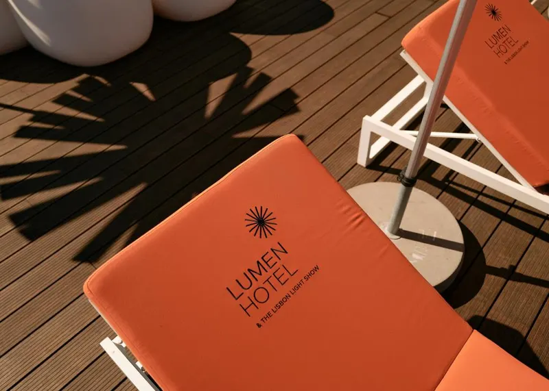 Rooftop sunbeds