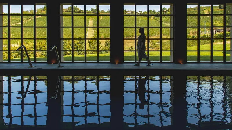 Spa with brick vaults
