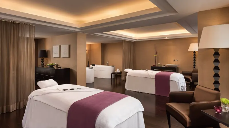 Spa treatment room
