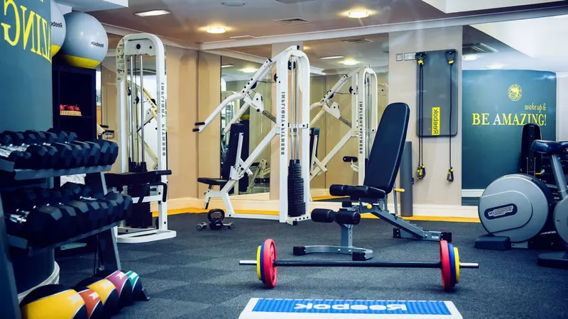 Spa and fitness area